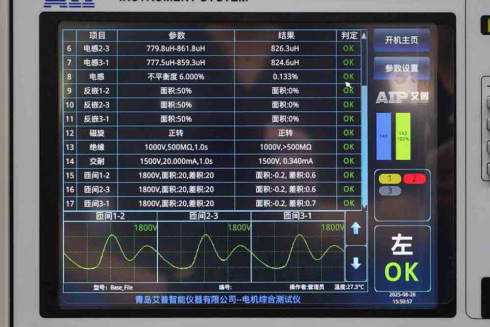 無(wú)刷電機(jī)測(cè)試解決方案—AIP艾普
