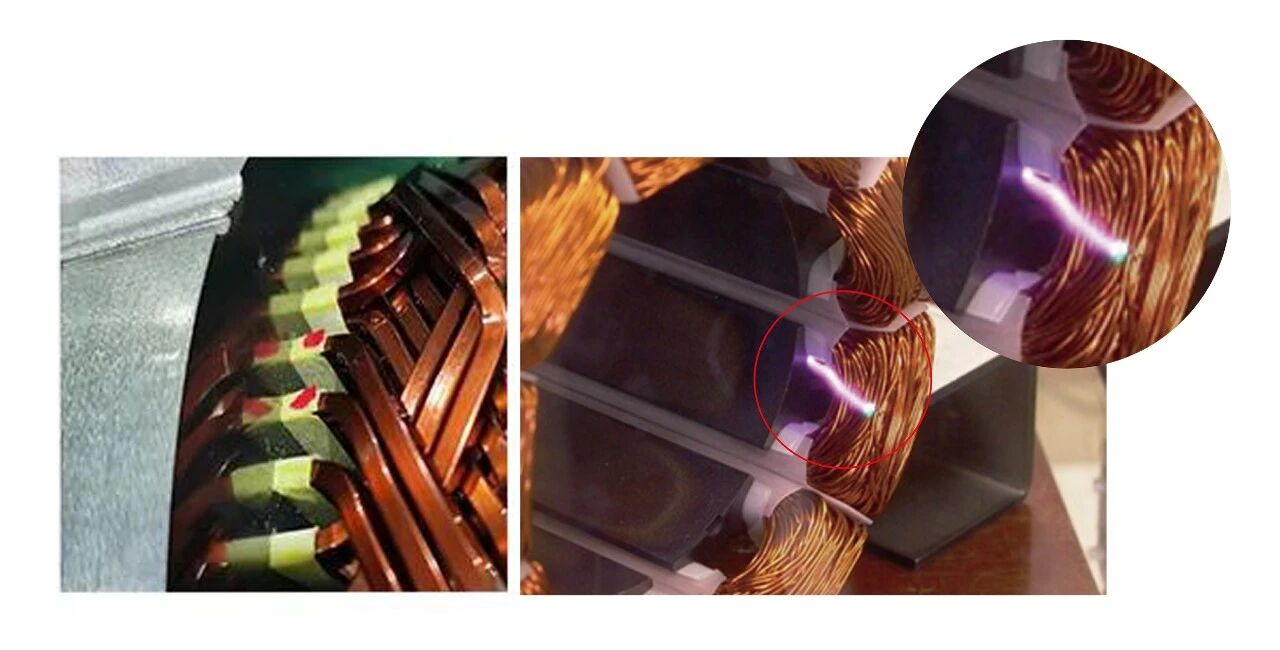 新能源汽車驅動電機局部放電測試設備應用現場—AIP艾普